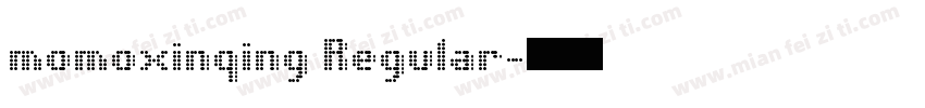 momoxinqing Regular字体转换